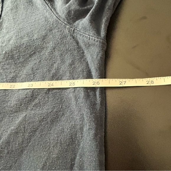 Carhartt Long Sleeve Pocket T-Shirt Men's Graphic Back Navy Size XL - Picture 6 of 7